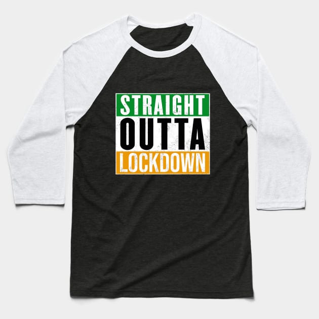 Straight Outta Lockdown - Ireland Baseball T-Shirt by Ireland